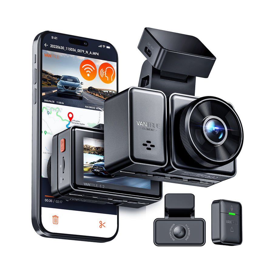 Cordless Dash Cam – Vantrue