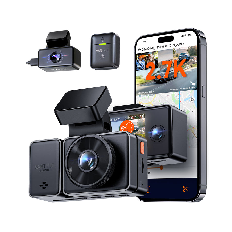 Dash Cam with Live Stream – Vantrue