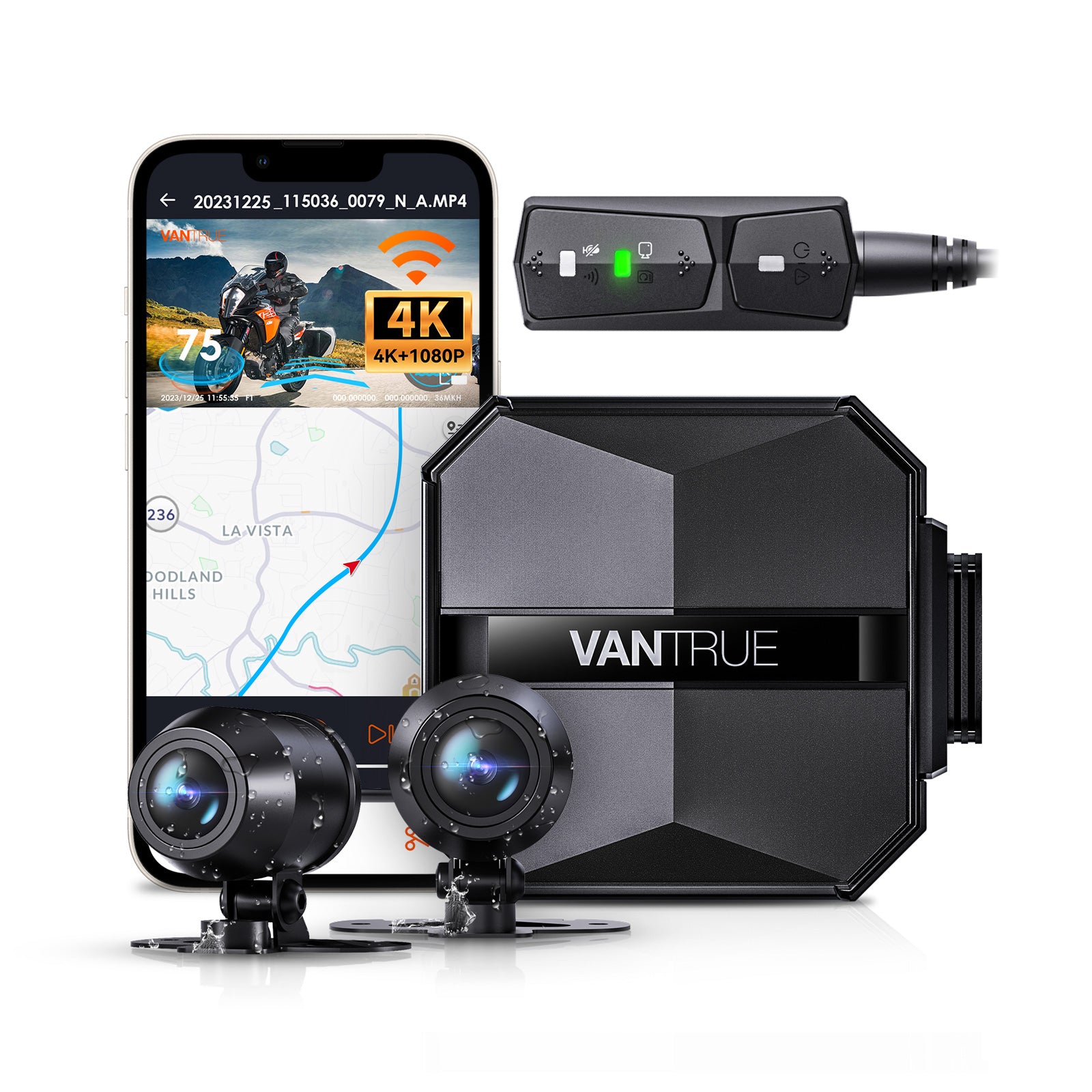 F1 Motorrad Dashcam